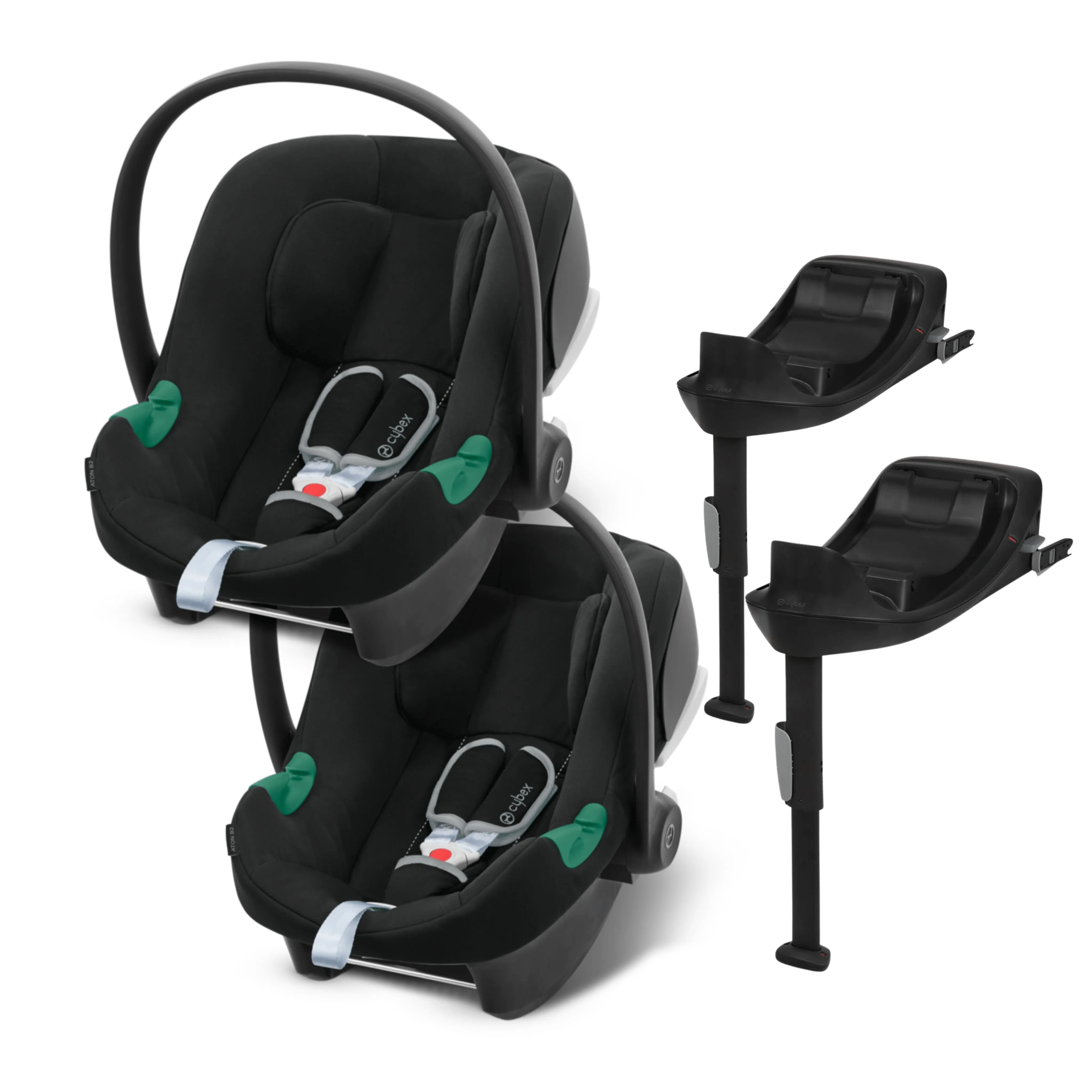 •  x 2 Cybex, Aton B2 i-Size Infant Car Seat   Isofix Base
