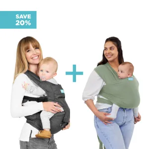 2-in-1 Carrier   Wrap Bundle - Pear