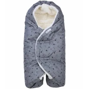 7 A.M. Enfant Nido Cloud Infant Wrap, Small - Heather Gray Stars (0-6M)