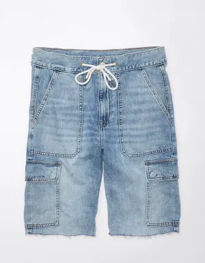 AE Real Good Repurposed Baggy Bermuda Short American Eagle Outfitters Clothing
