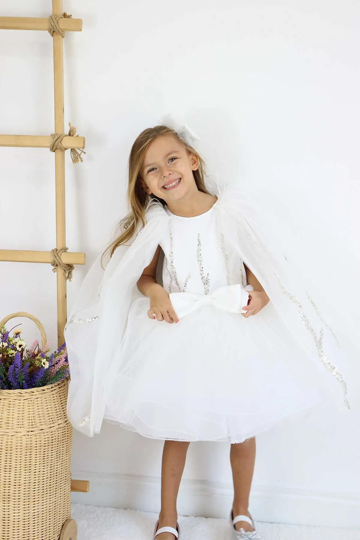 Alessandra White Party Dress