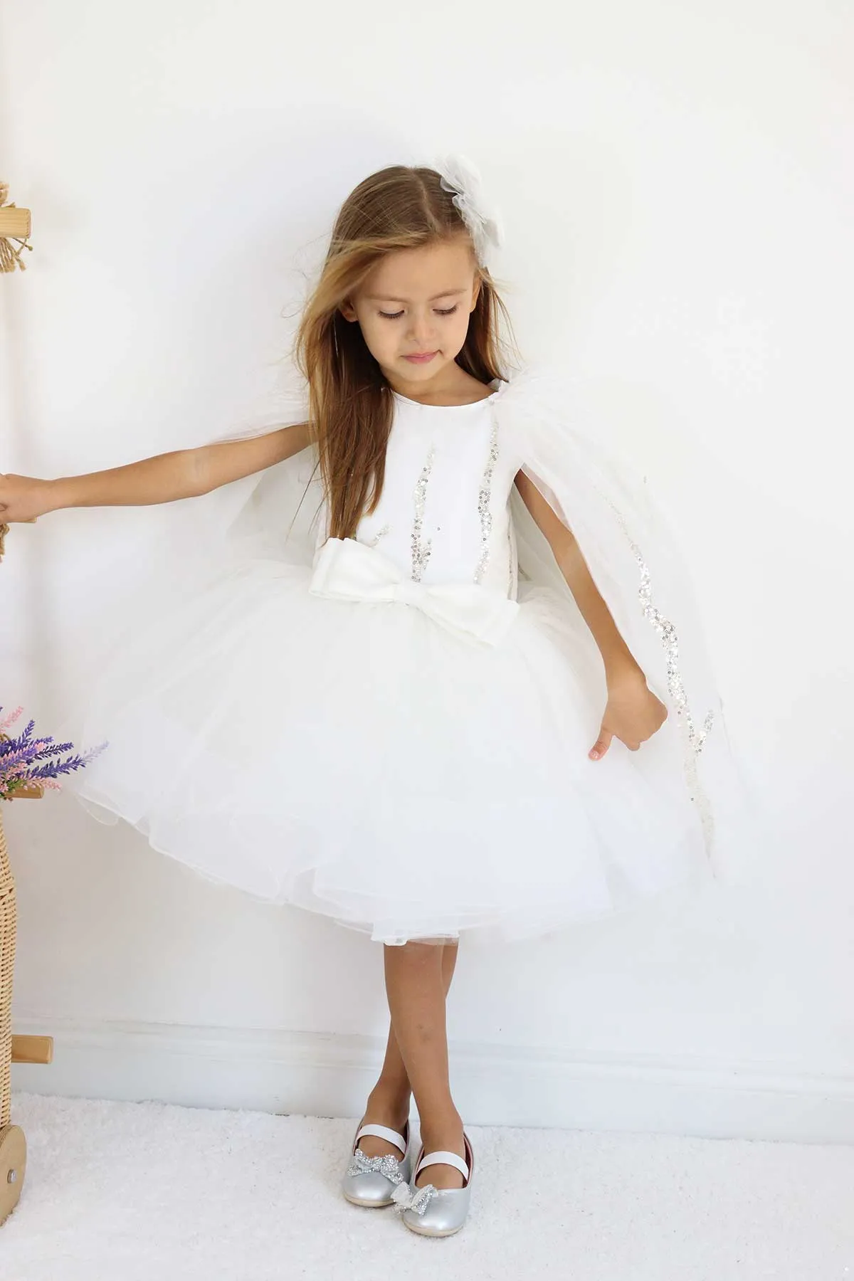 Alessandra White Party Dress