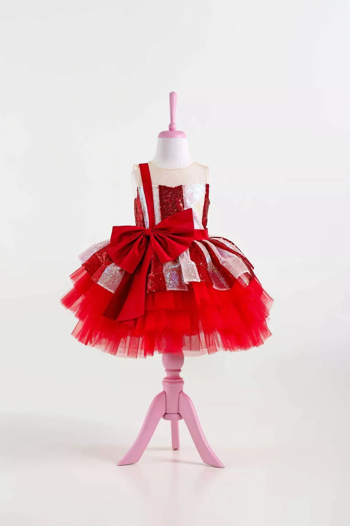 Allison Red Party Dress