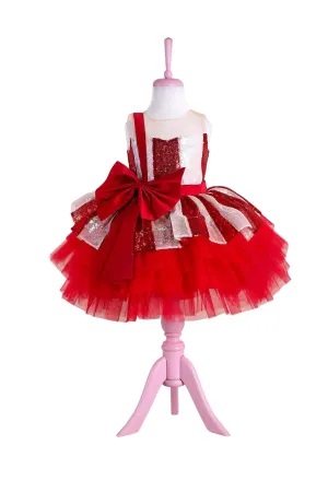 Allison Red Party Dress