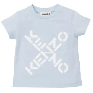 Baby Boys Blue Cross Logo T-Shirt