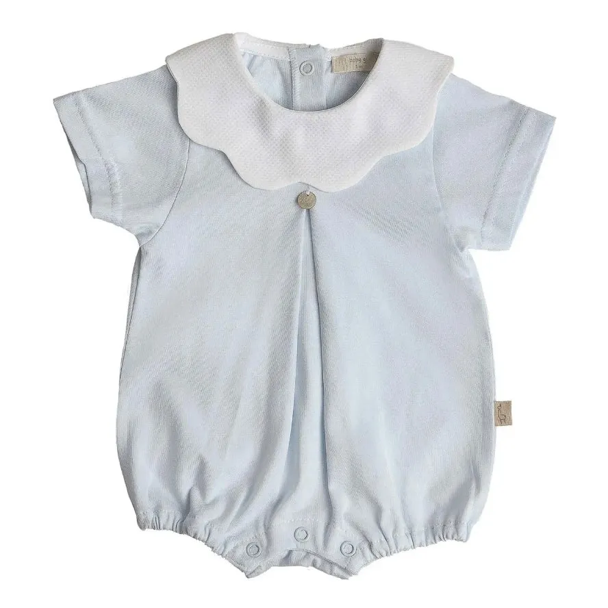 Baby Boys Blue Romper