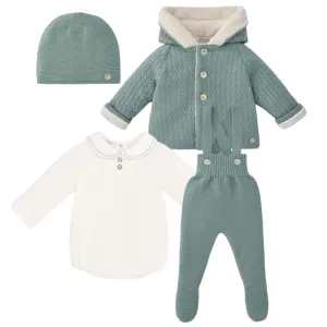 Baby Boys Green 4 Piece Set