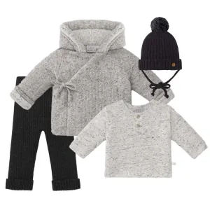 Baby Boys Platea Grey 4 Pieve Set