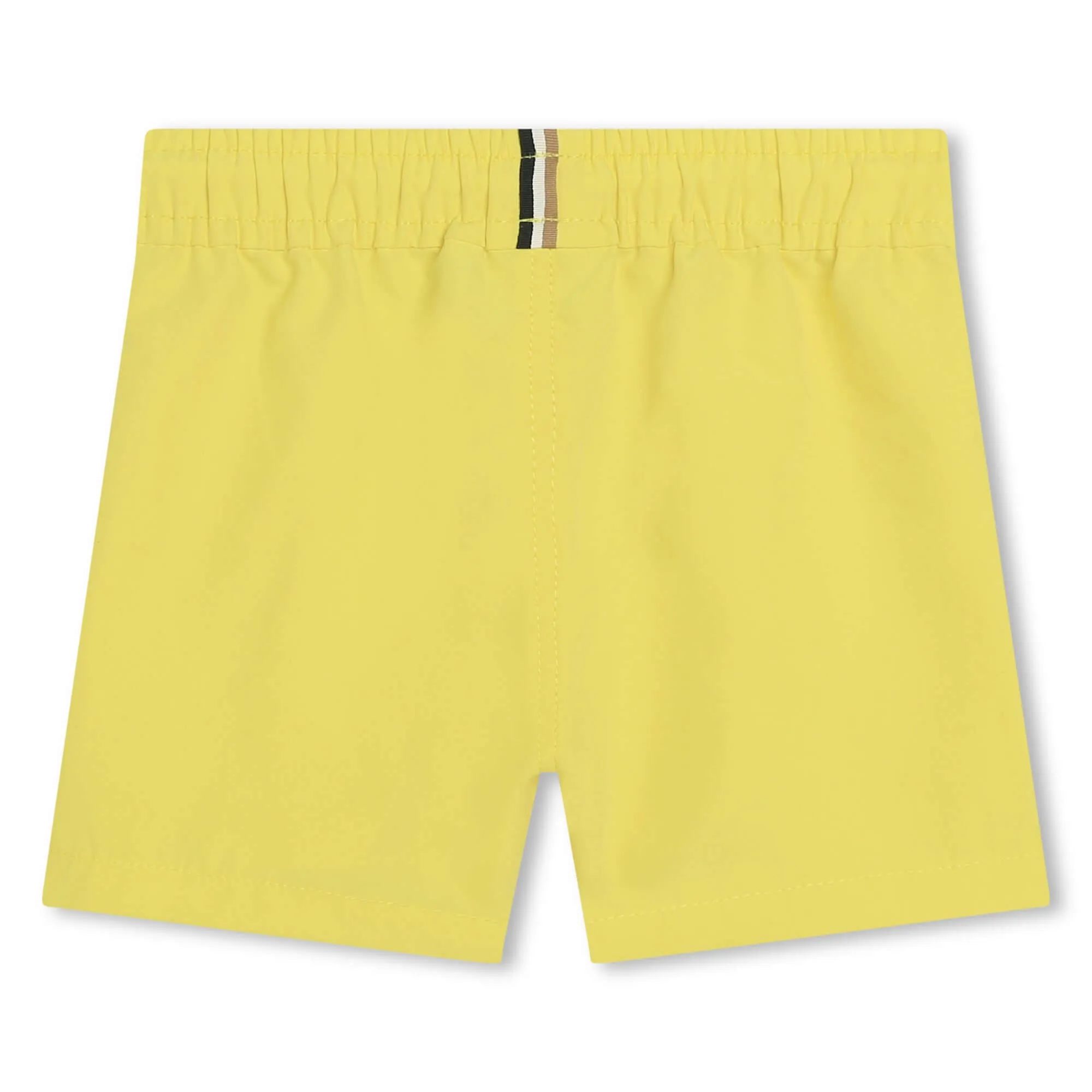 Baby Boys Yellow Logo Swim Shorts