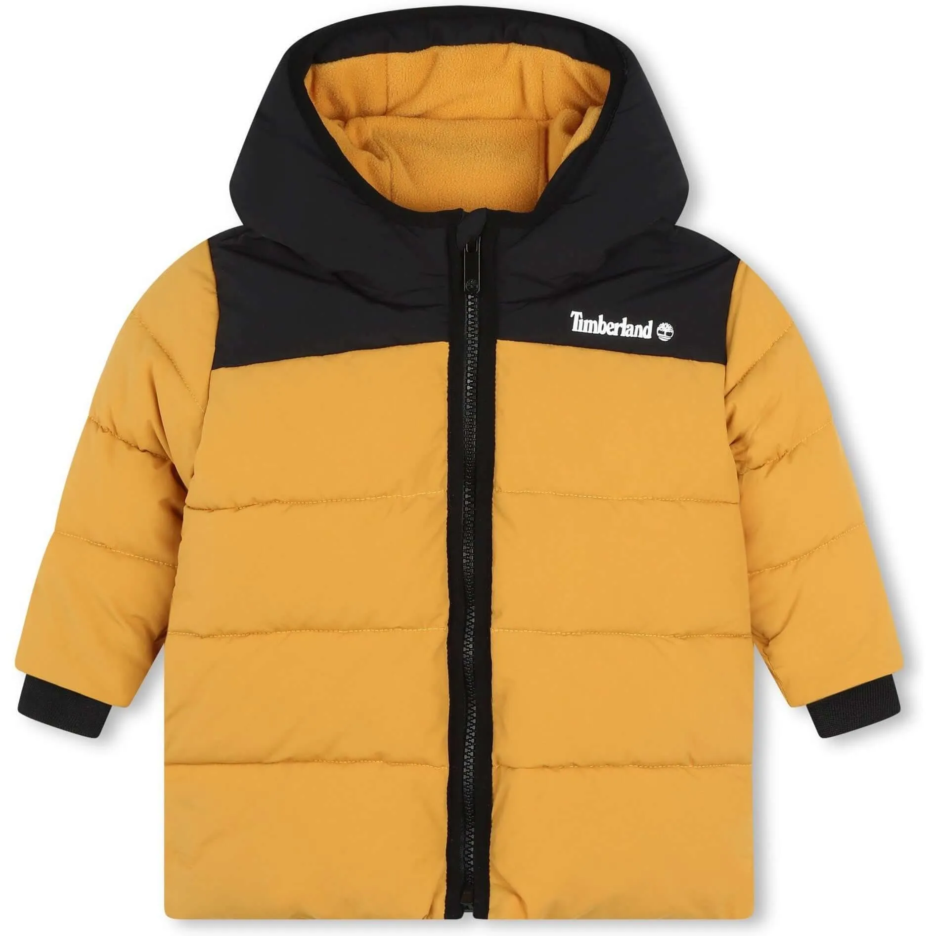 Baby Boys Yellow Puffer Coat