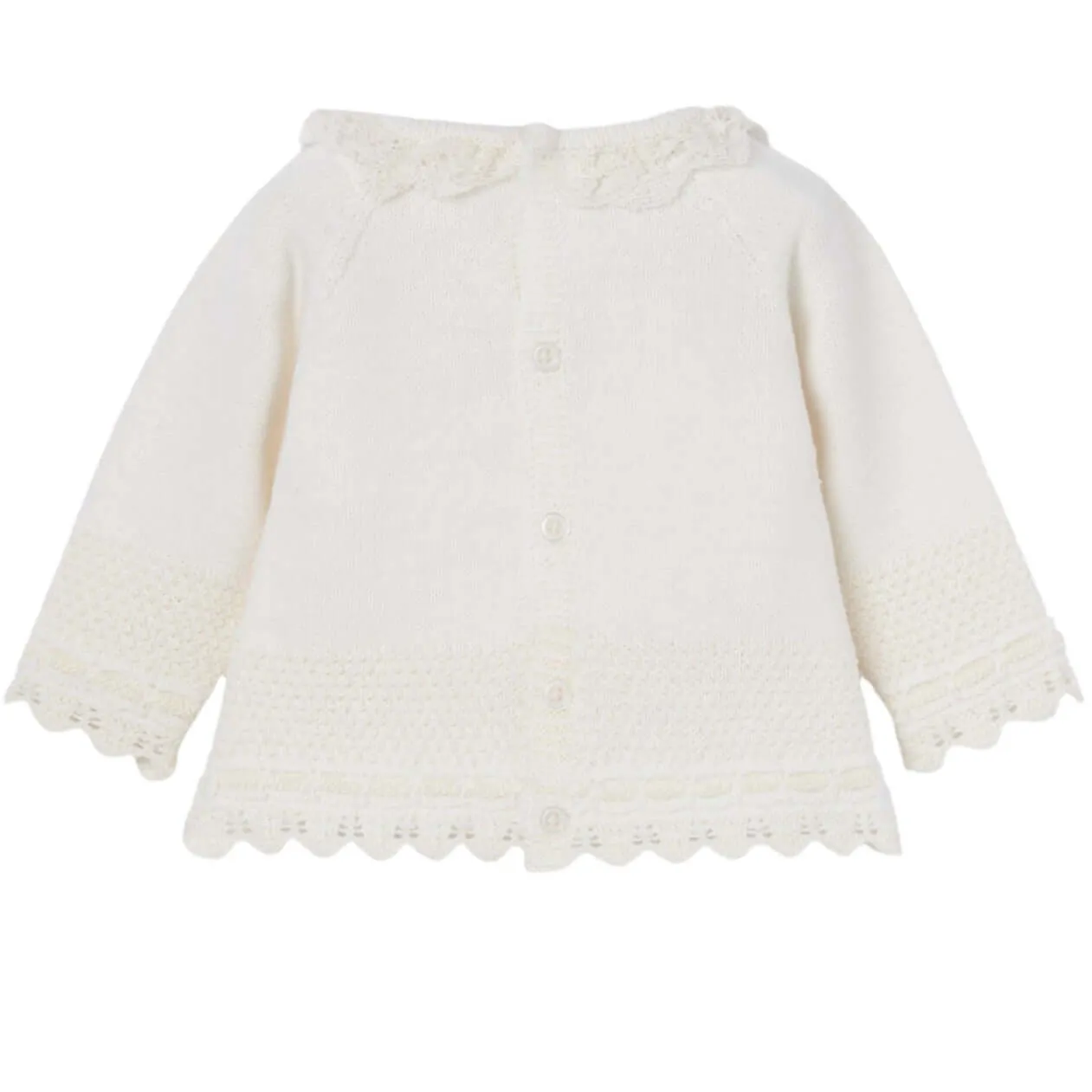 Baby Girls Cream Knitted Set