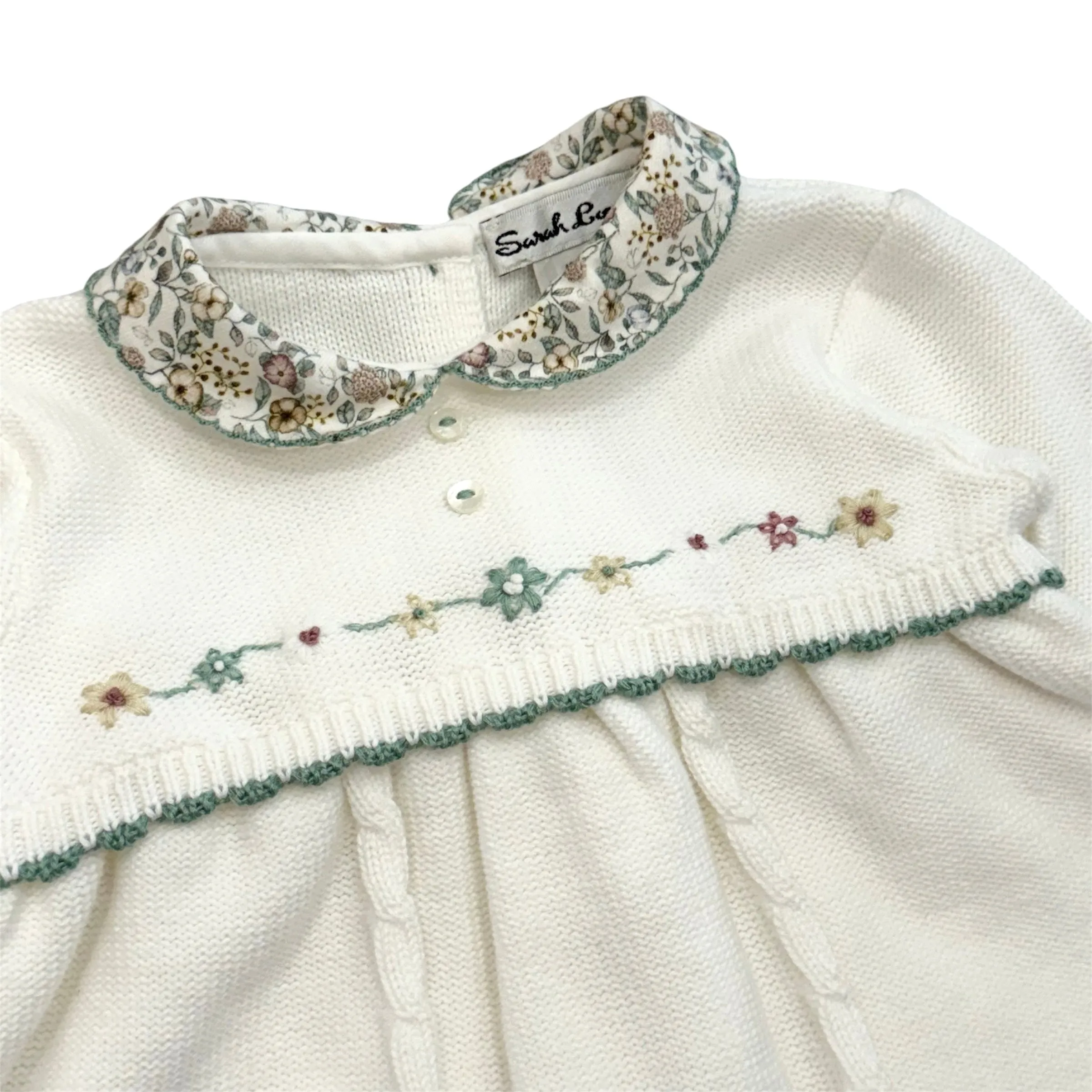 Baby Girls Cream Knitted Set