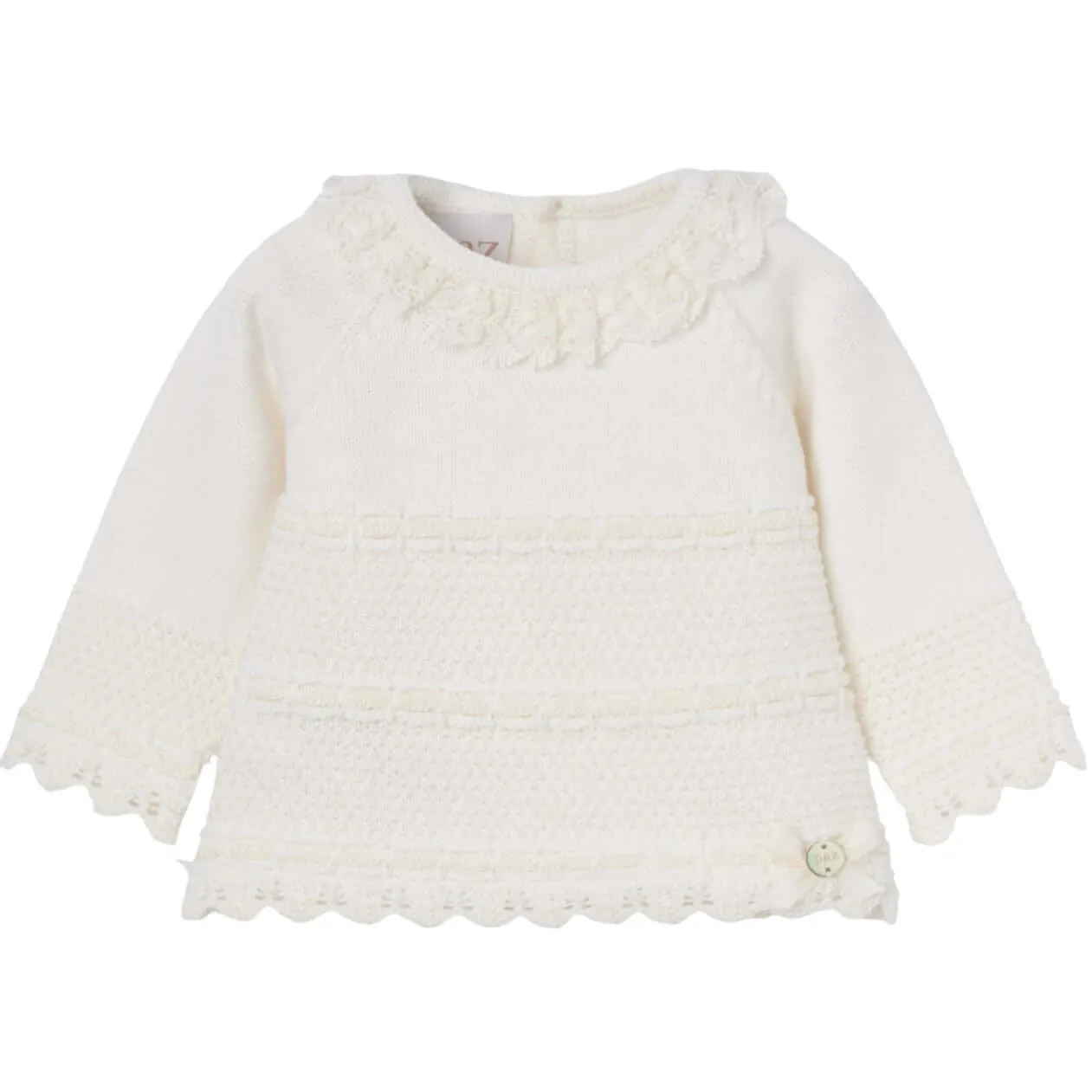 Baby Girls Cream Knitted Set