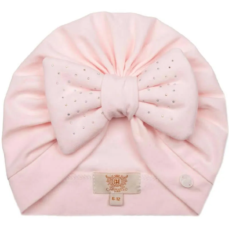 Baby Girls Diamonte Bow Turban