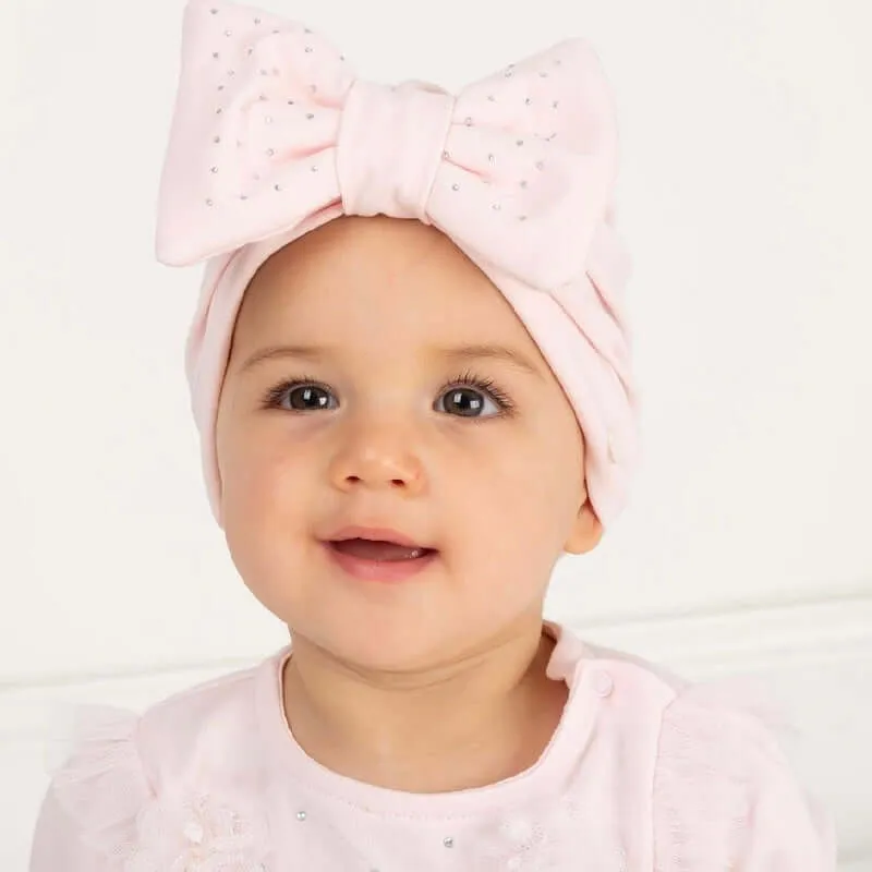 Baby Girls Diamonte Bow Turban