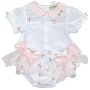 Baby Girls Floral Shortie Set
