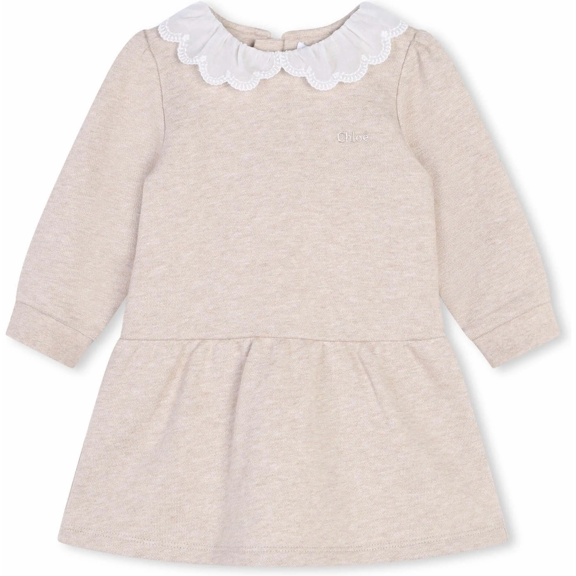 Baby Girls Organic Beige Dress