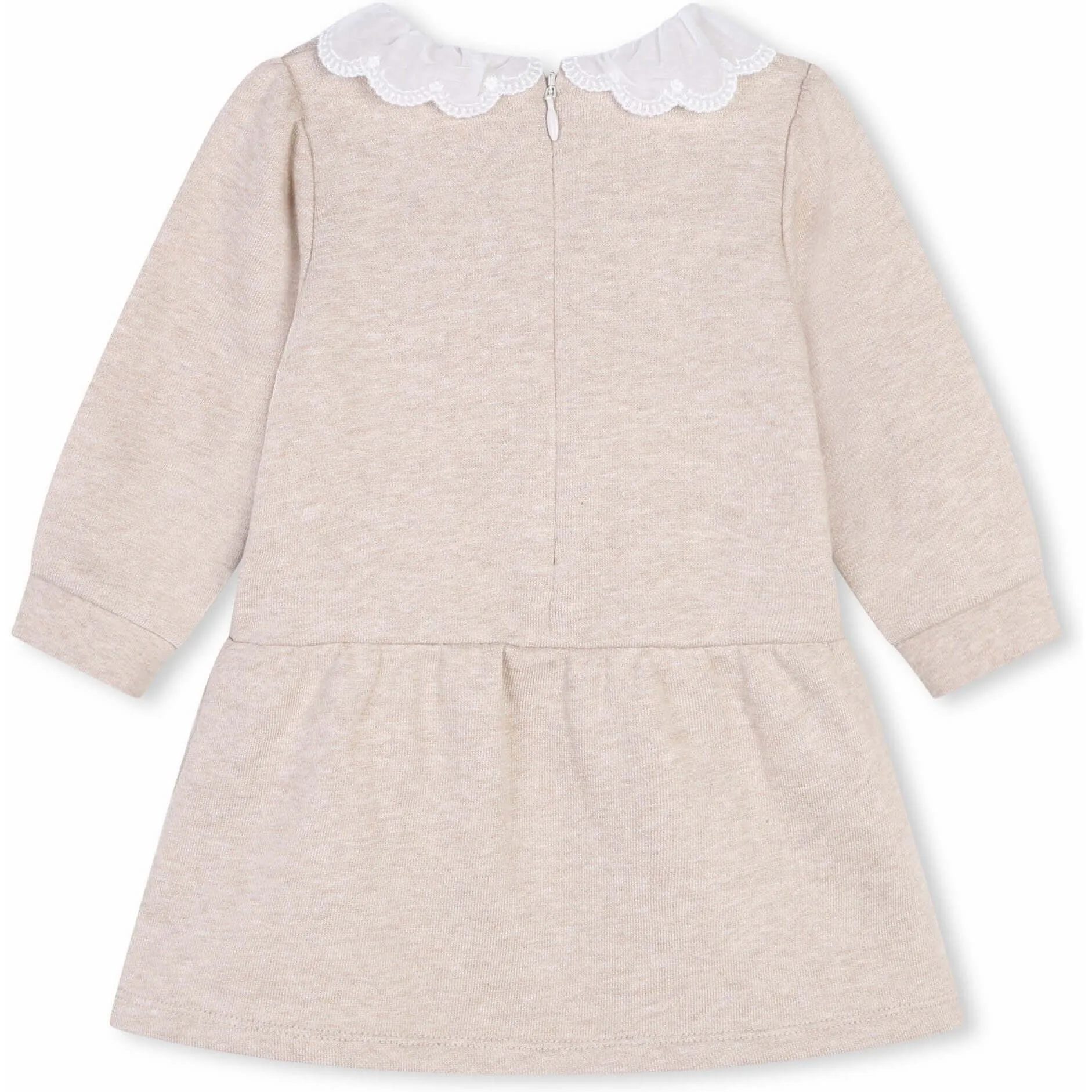 Baby Girls Organic Beige Dress