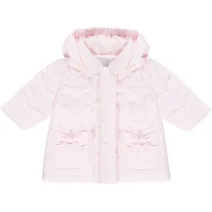 Baby Girls Pink Bow Jacket