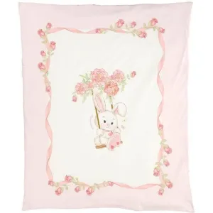 Baby Girls Pink Bunny Blanket
