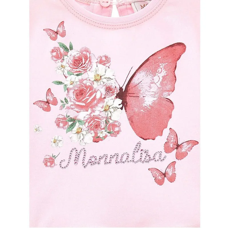 Baby Girls Pink Butterfly Dress
