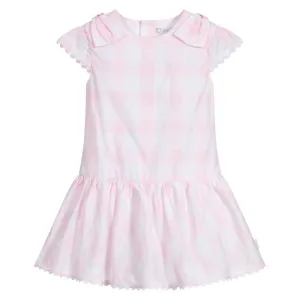 Baby Girls Pink Checked Dress