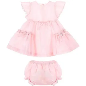 Baby Girls Pink Cotton Dress