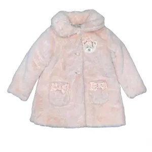 Baby Girls Pink Fur Jacket