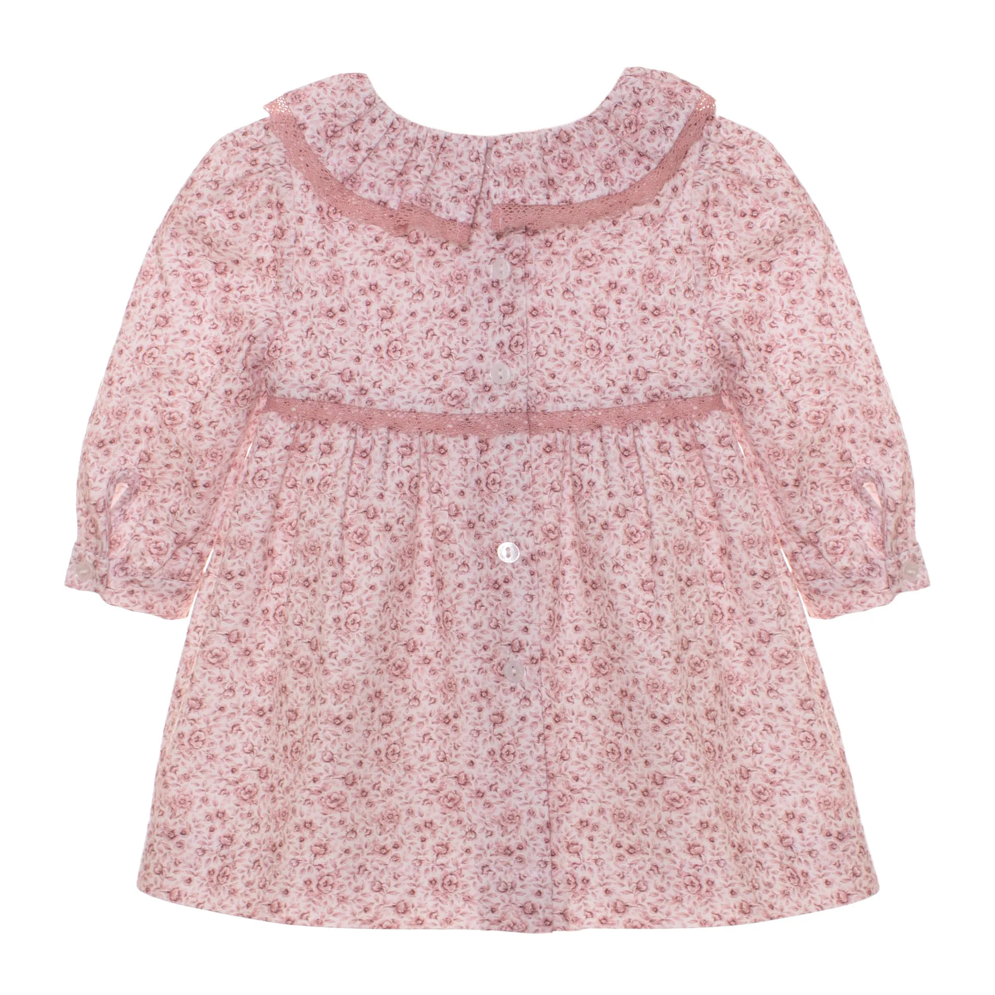 Baby Girls Pink Roses Dress