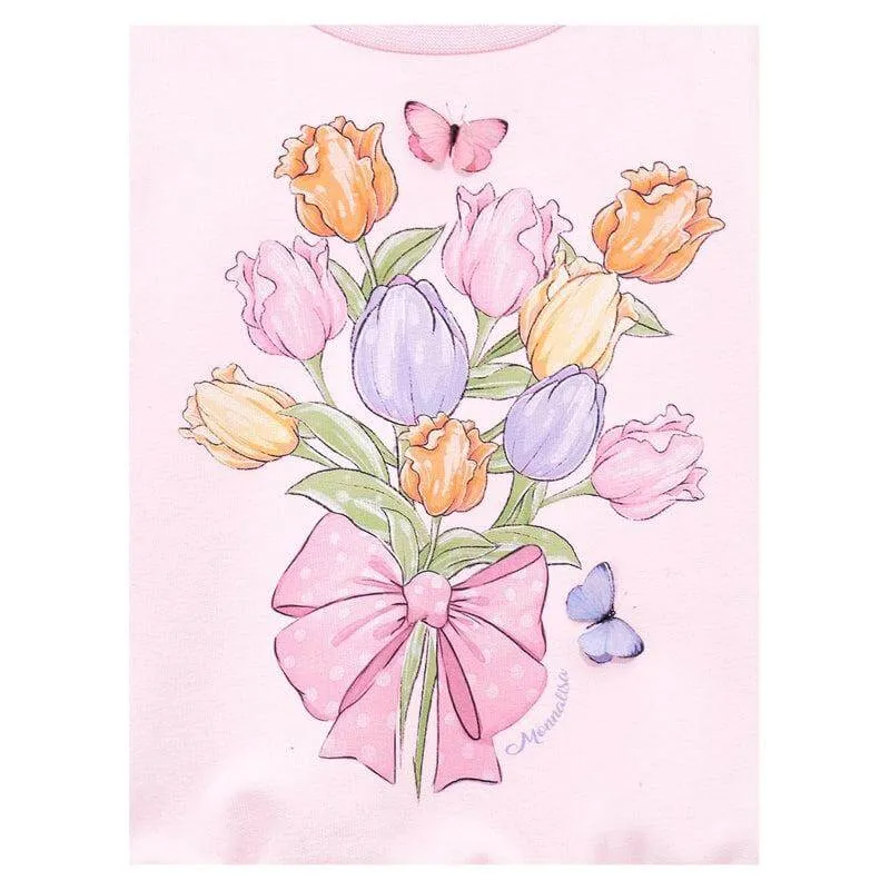 Baby Girls Pink Tulip Sweater