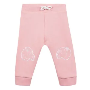 Baby Girls Pink Twin Tiger Joggers