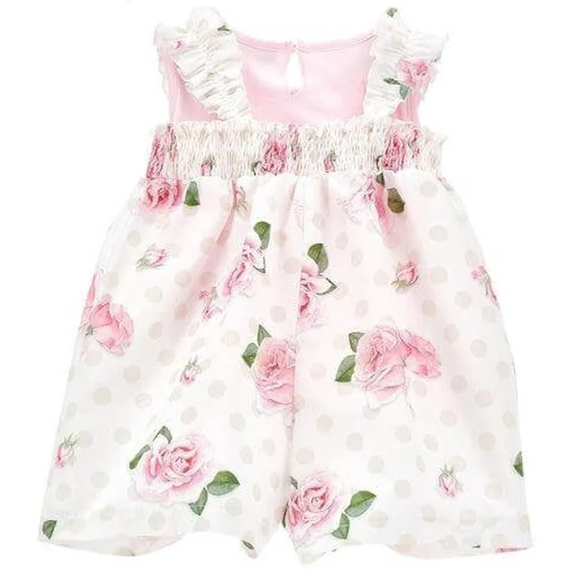 Baby Girls Rose Romper