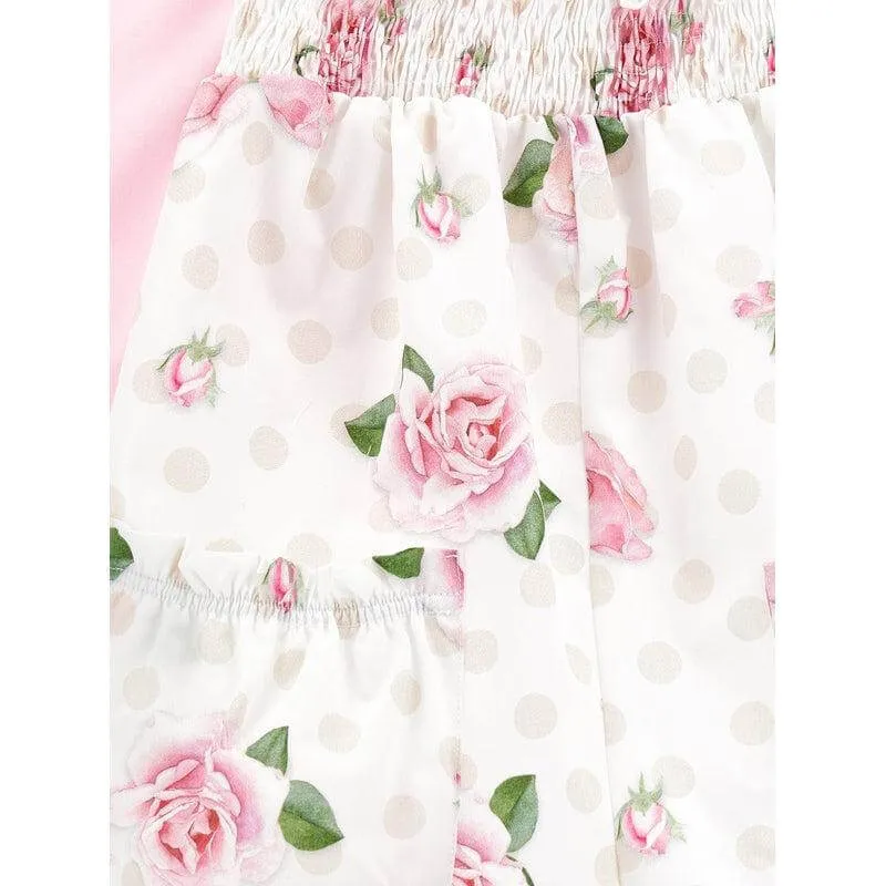 Baby Girls Rose Romper