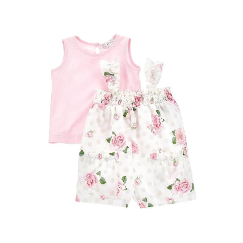 Baby Girls Rose Romper