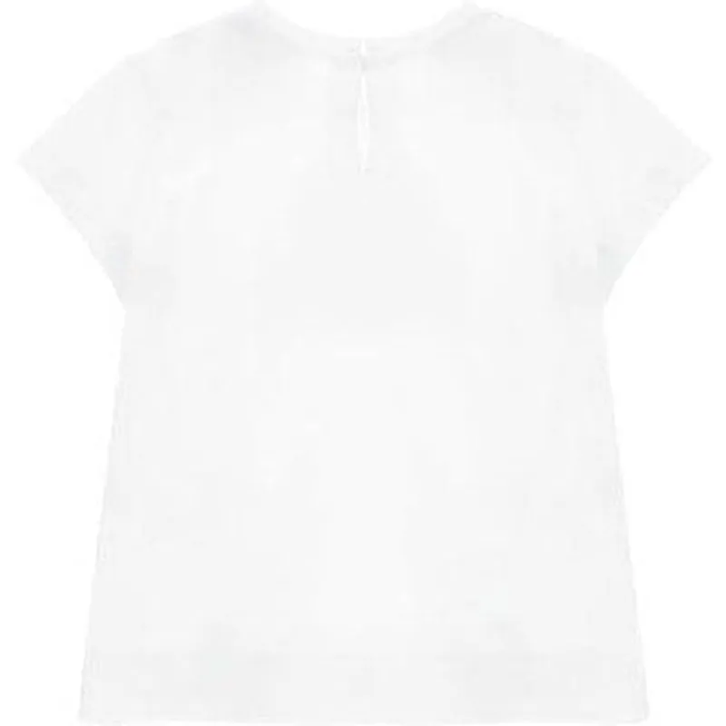 Baby Girls White Bear T-Shirt