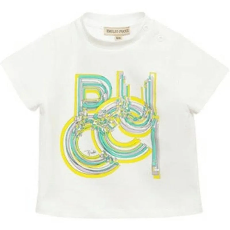 Baby Girls White Esploso T-Shirt