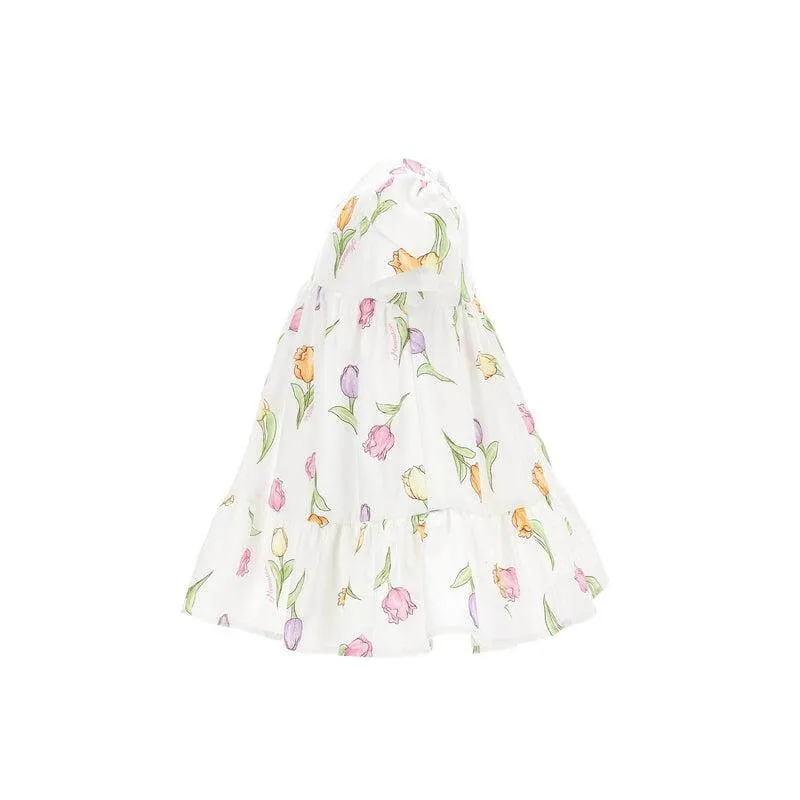 Baby Girls White Tulip Dress