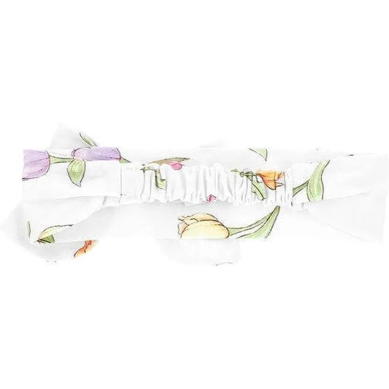 Baby Girls White Tulip Headband