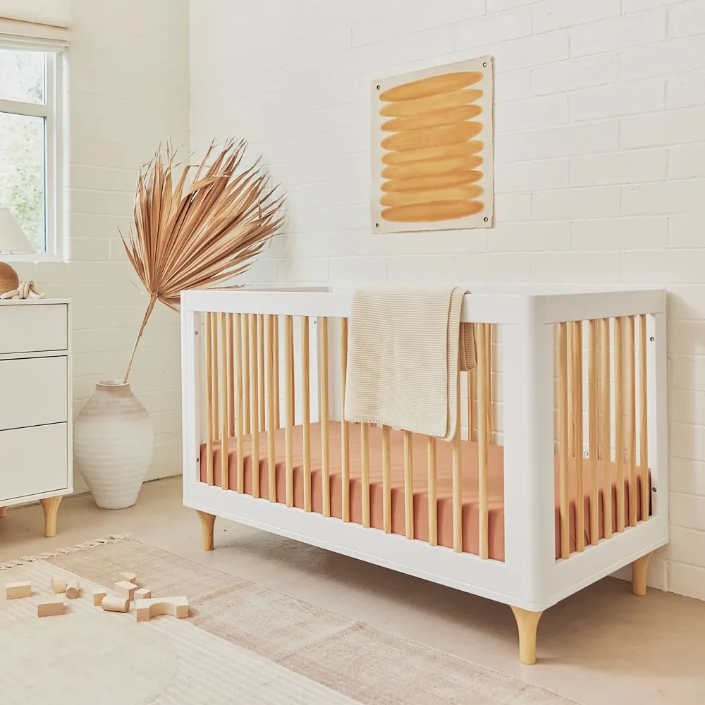 Babyletto-Lolly 3 in 1 Crib-White/Natural