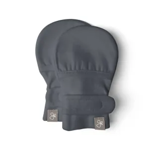 Bamboo Organic Cotton Stay-On Mitts - Midnight