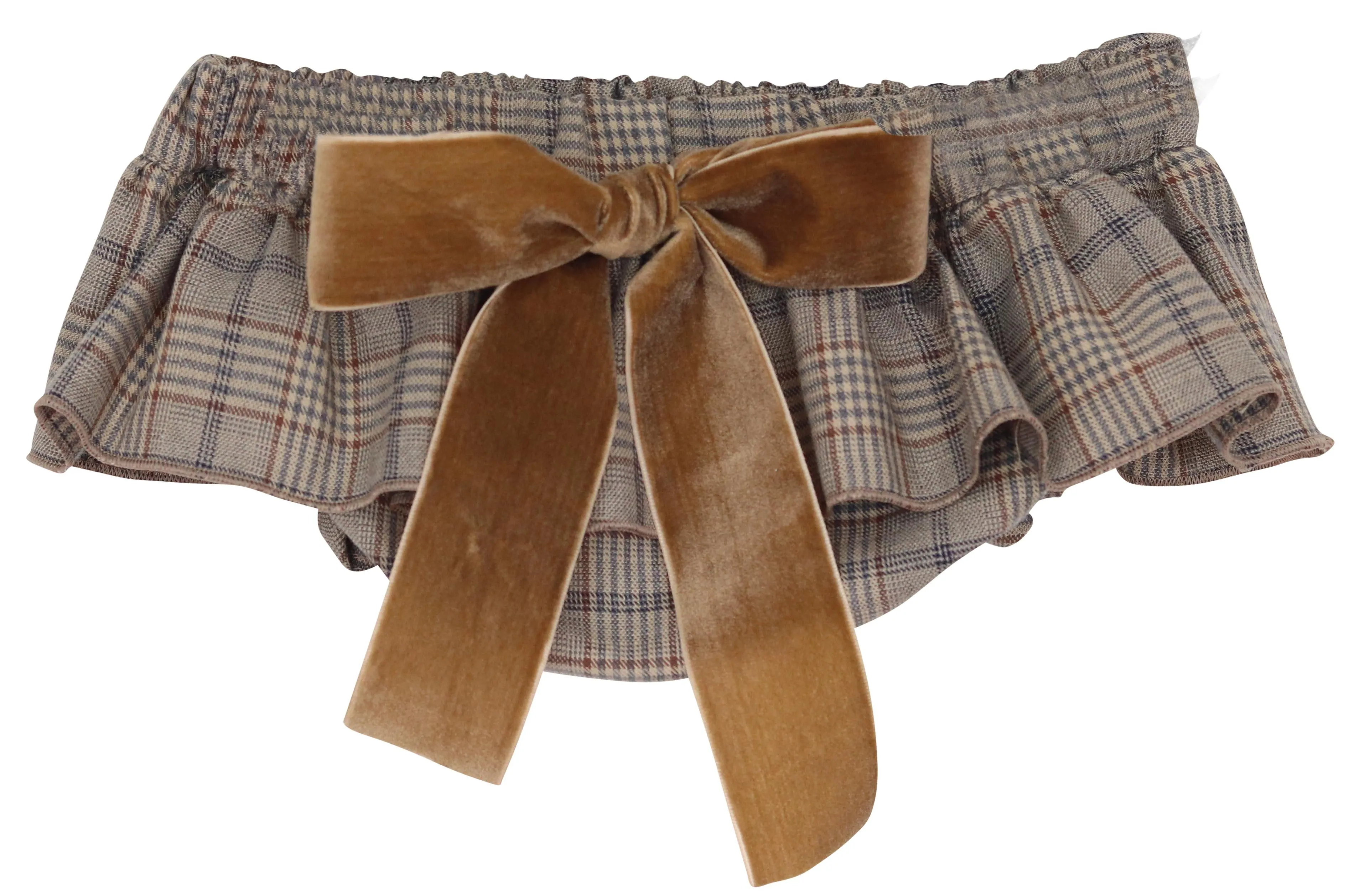 Beige Check Bloomer