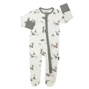 BELAN J Footed Zipper Sleeper - Dinoland