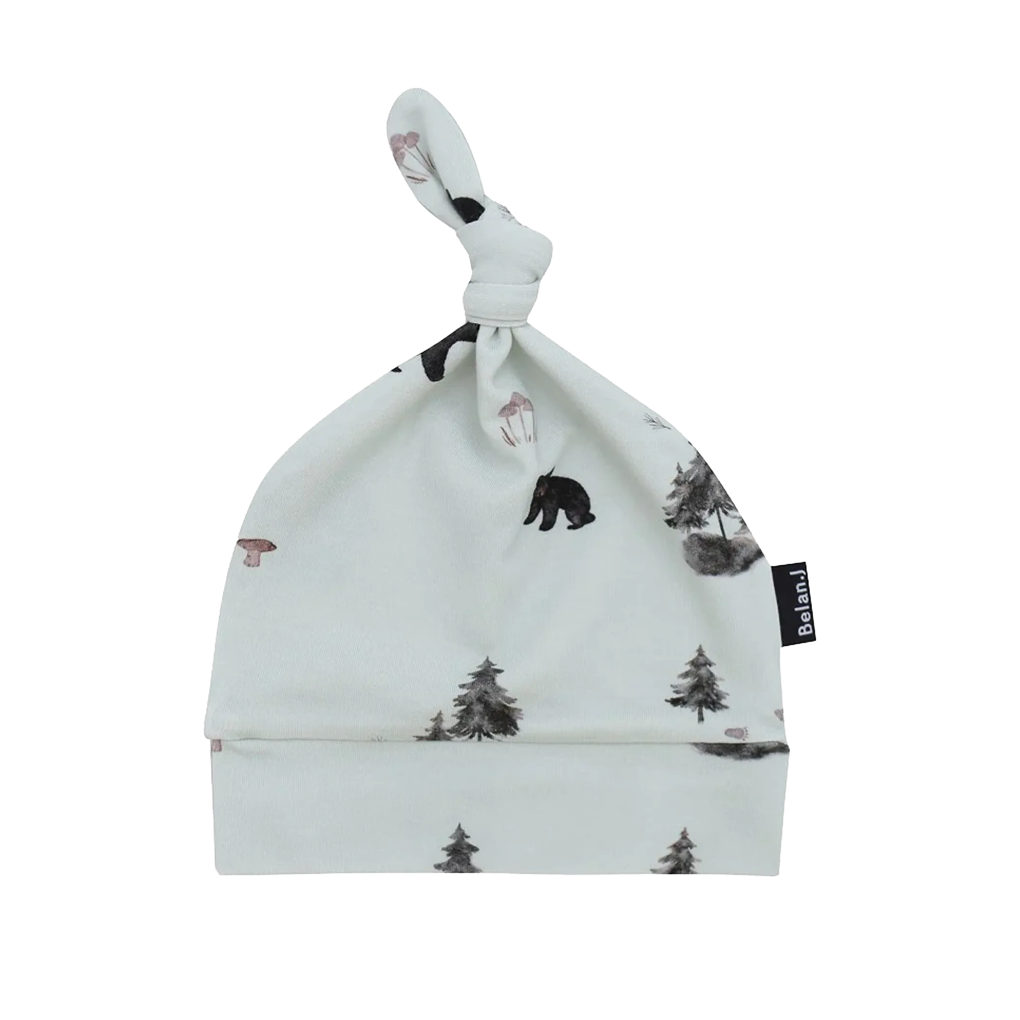 BELAN J Knotted Hat - Black Bears
