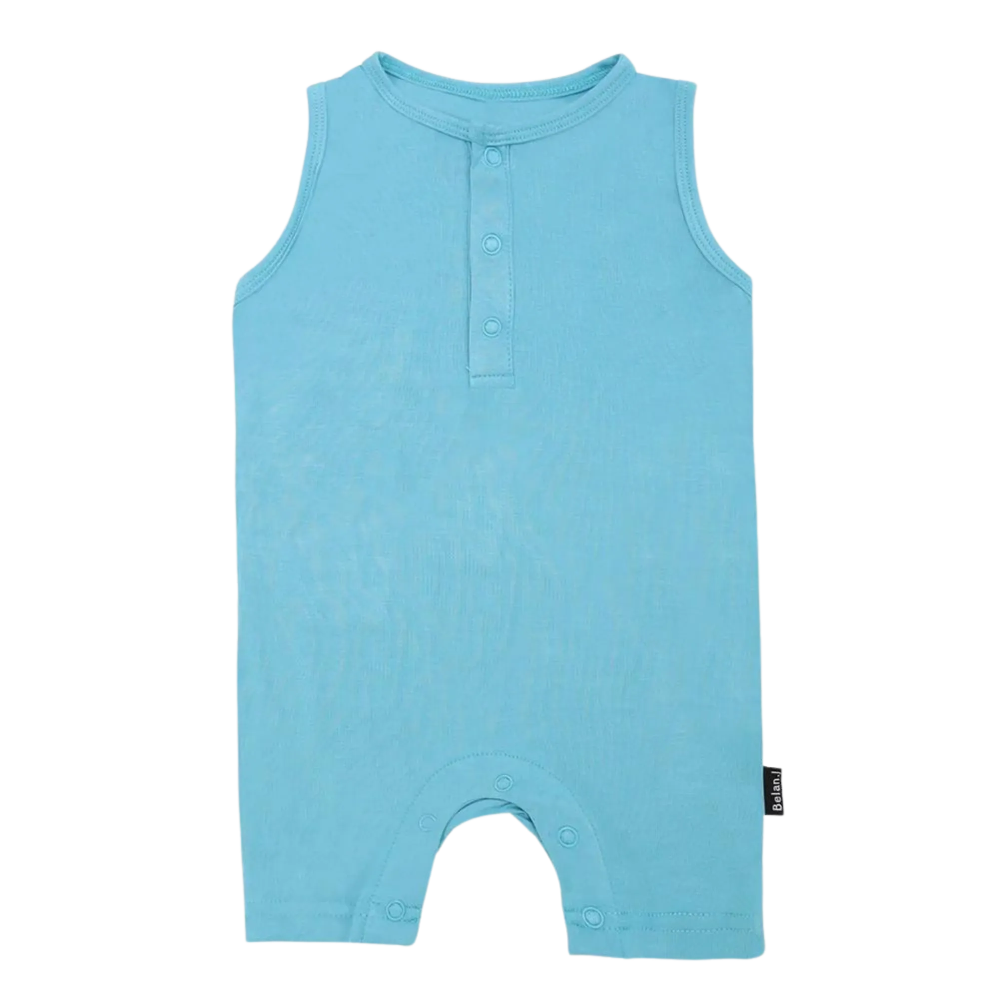 BELAN J Tank Shortall Romper - Electric Blue