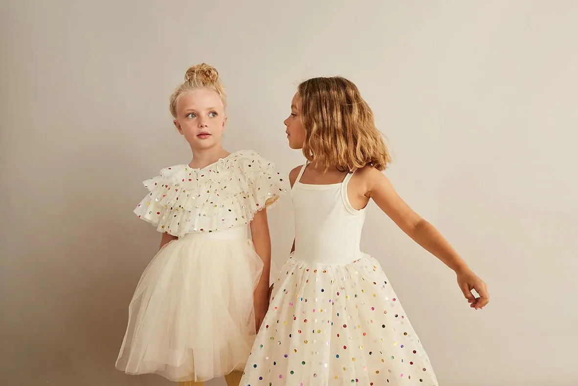 Bob & Blossom: Vanilla Spot Dress
