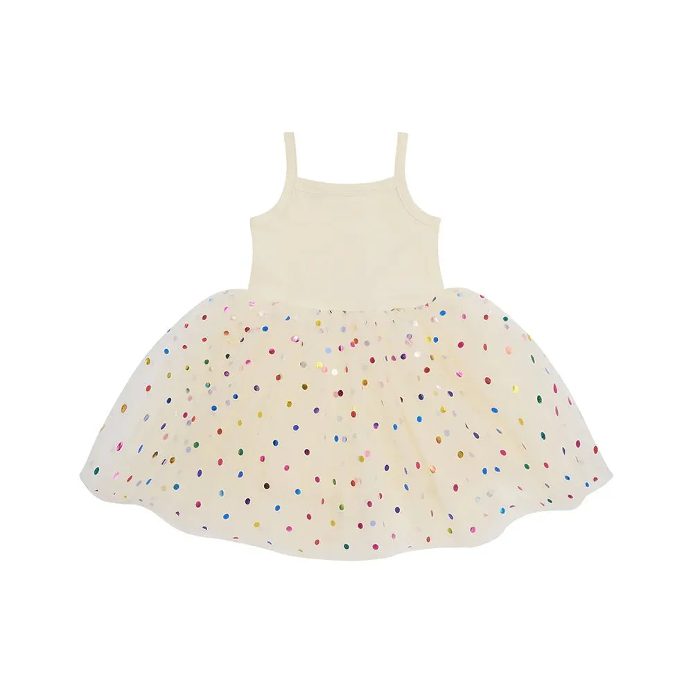 Bob & Blossom: Vanilla Spot Dress