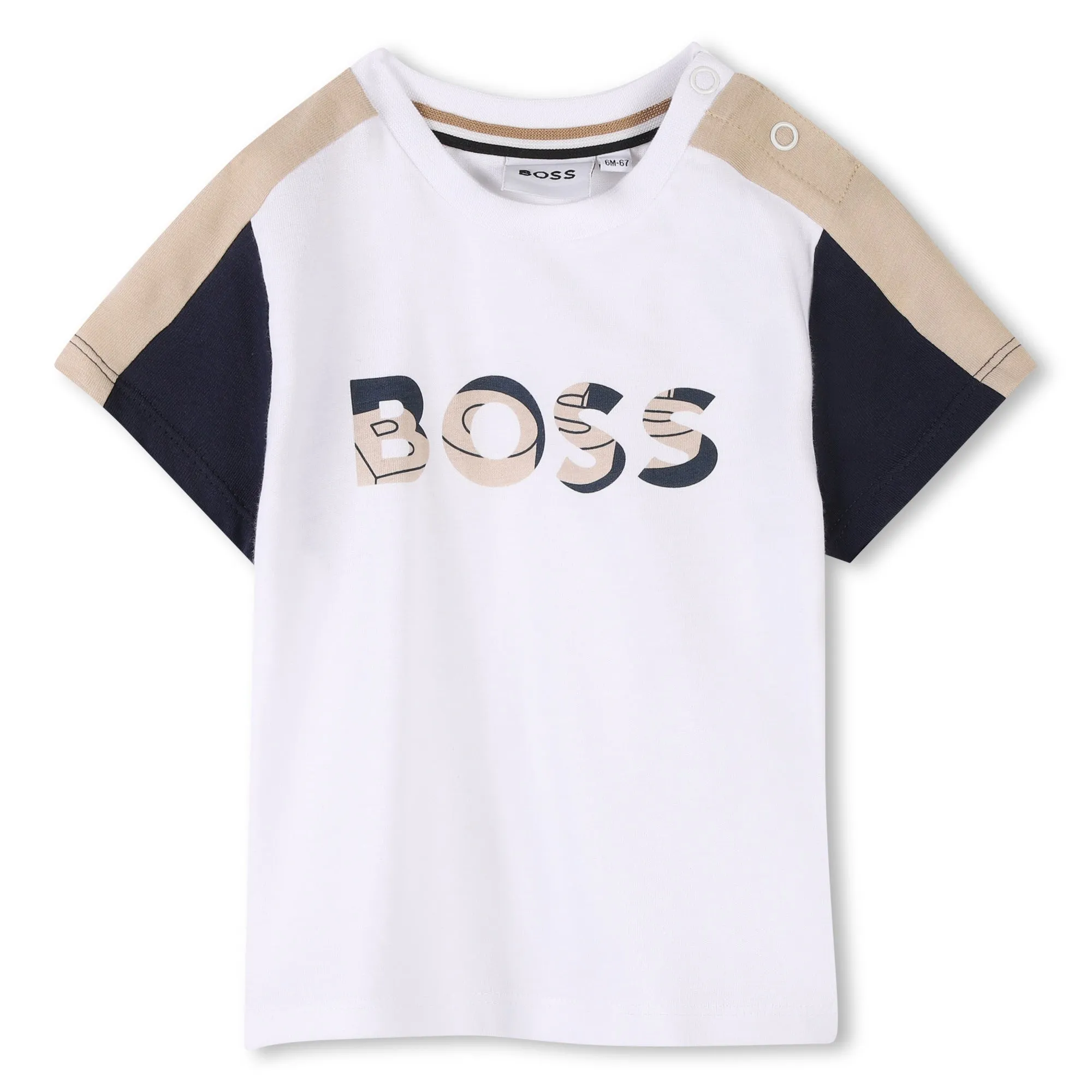 Boys Beige Short Set