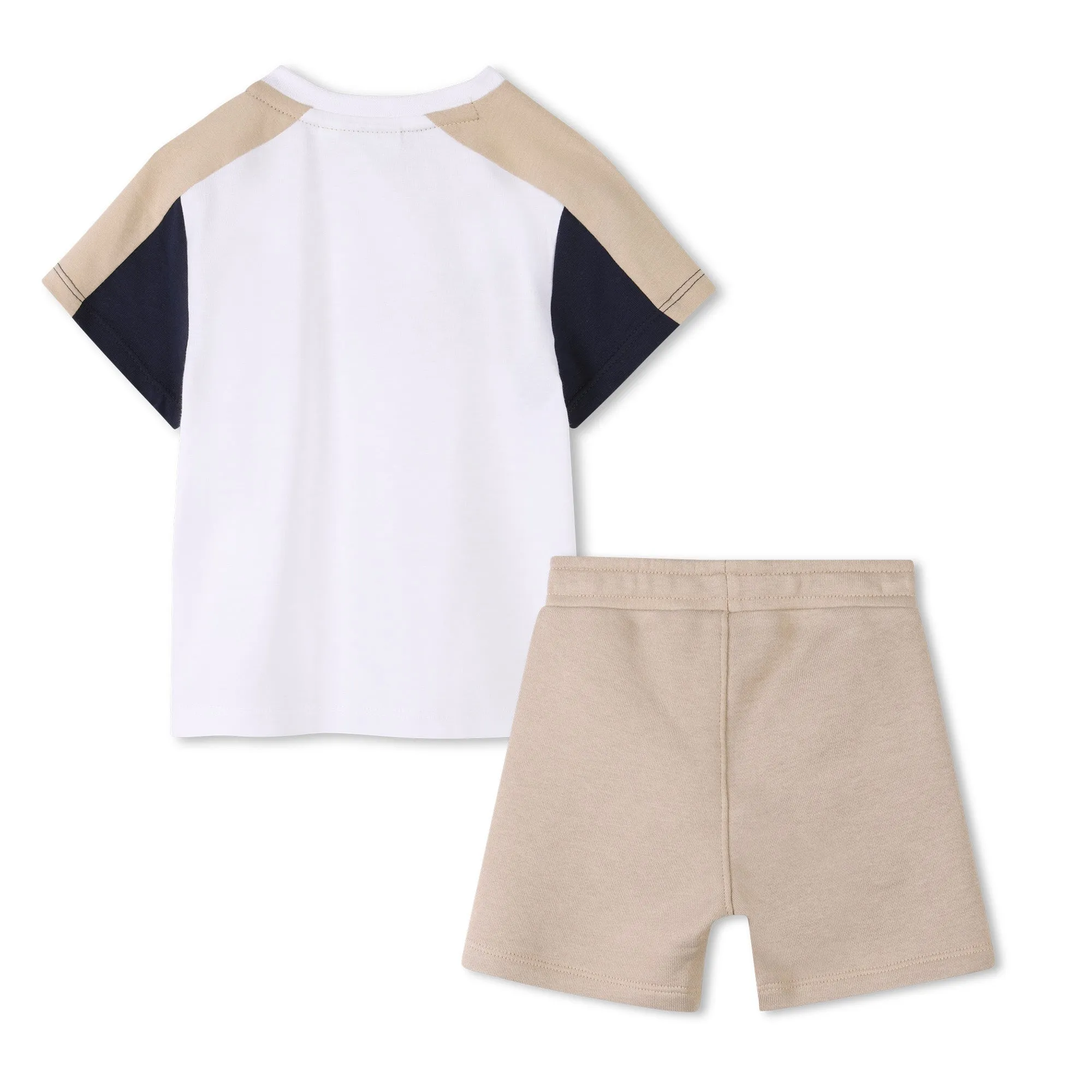 Boys Beige Short Set