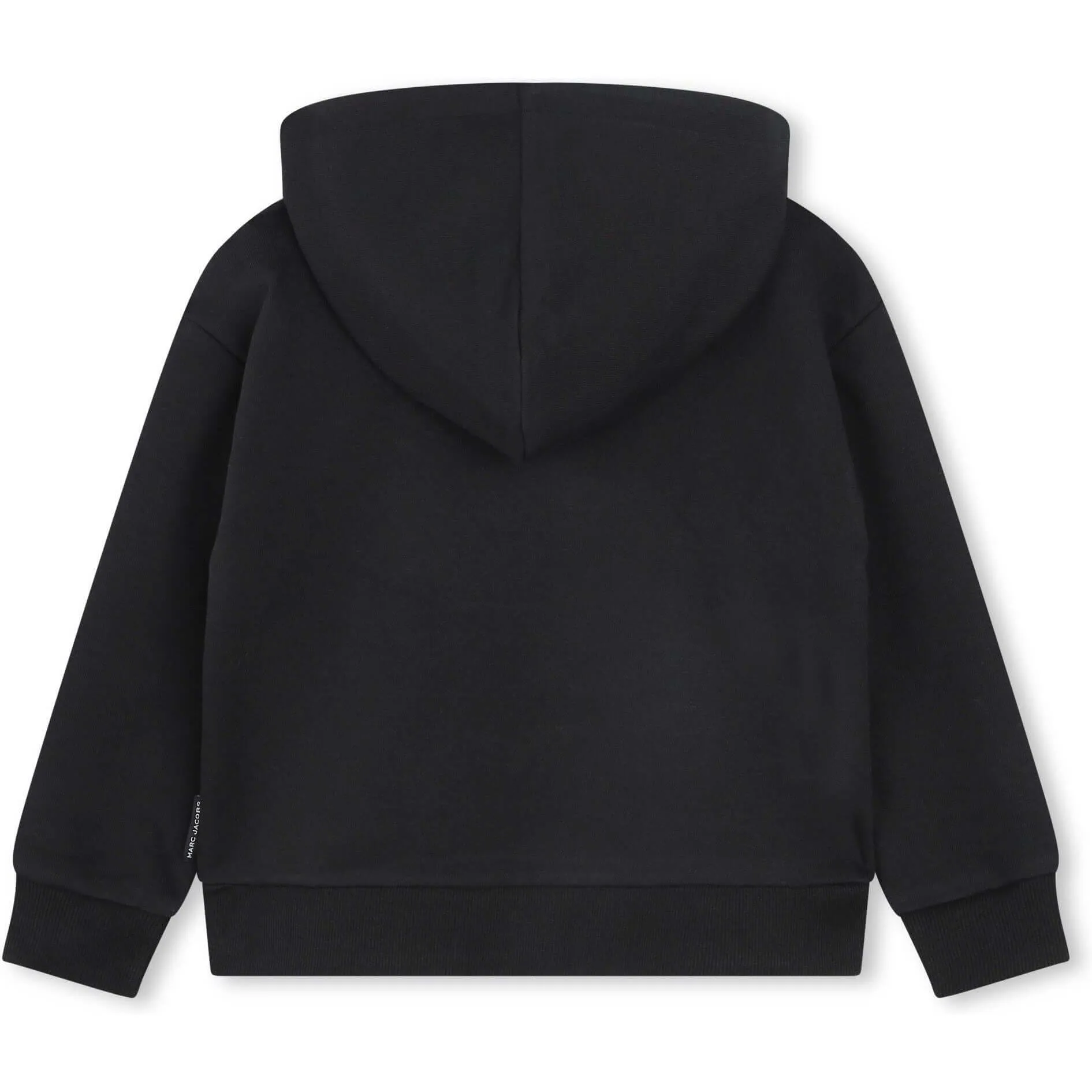 Boys Black Hooded Bag Sweatshirt