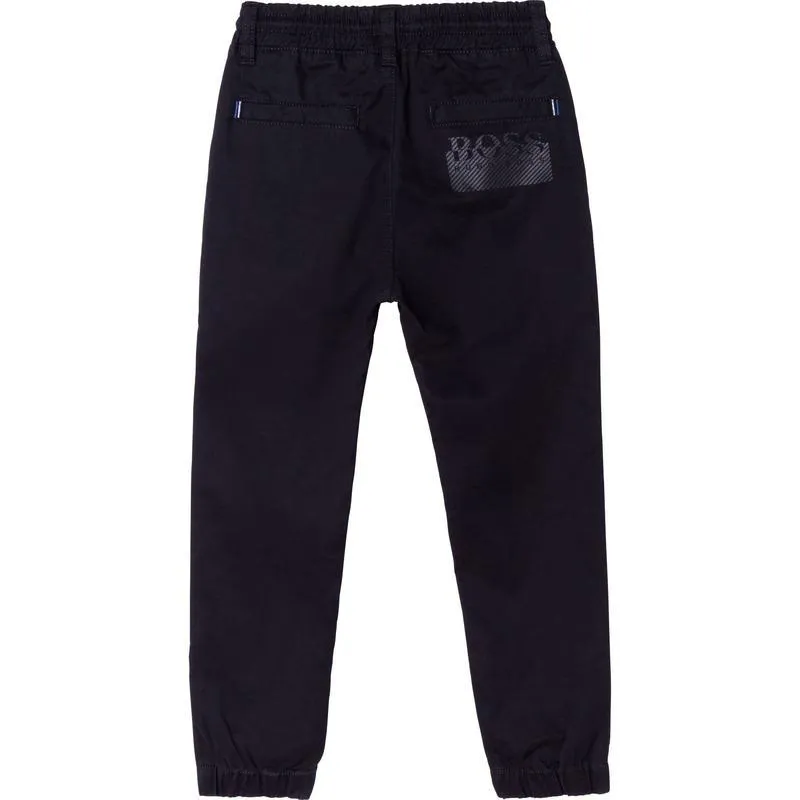 Boys Black Joggers